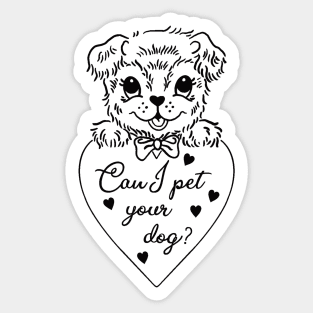 Sweet puppy Sticker